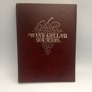 VINTAGE WINE CELLAR JOURNAL by Terry Robards copyright 1974  Rare